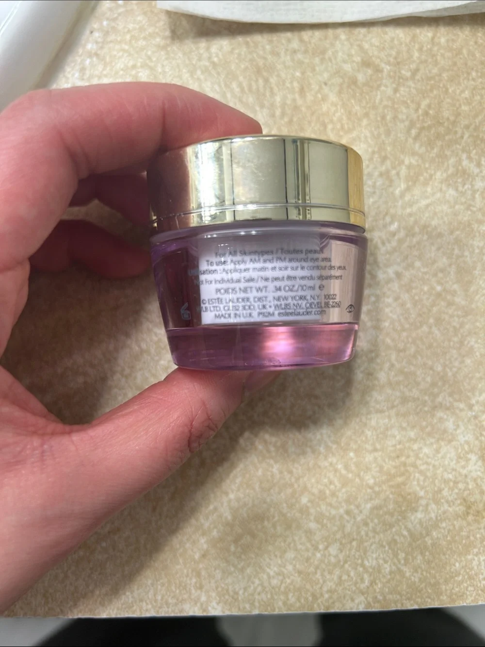 Estee Lauder Resilience Multi-Effect Eye Creme - Pink and Gold